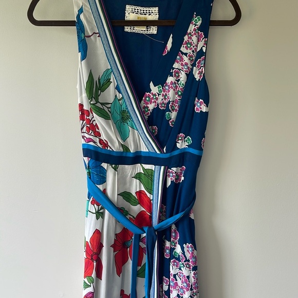 Anthropologie Maeve floral Wrap Dress 6p - Picture 6 of 9